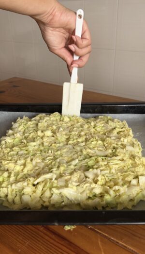 focaccia morbida senza glutine di verza e provola