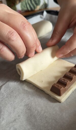 pain au chocolat veloce e senza glutine