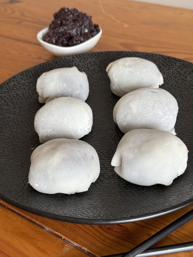 Mochi giapponesi senza glutine azuki