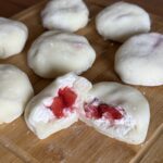 Mochi giapponesi senza glutine alle fragole